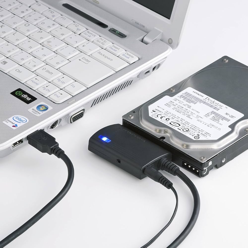 HDD USB 接続ケーブル Amazon.co.jp: USB 3.0 to SATAアダプタケーブル/変換2.5 / 3.5